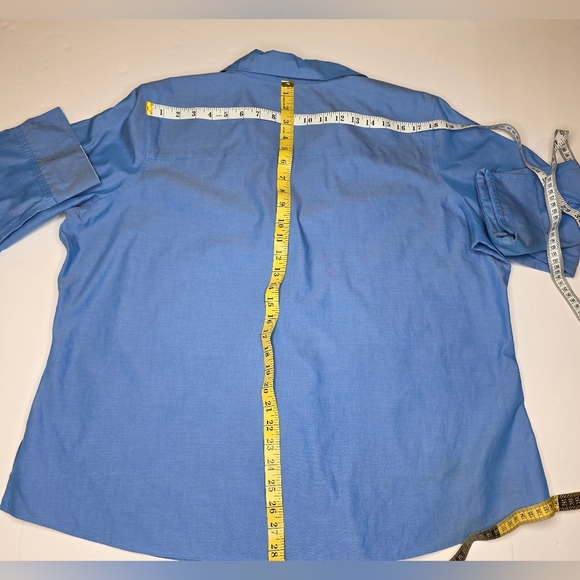 Blue Foxcroft Crisp Button Down Cotton Shirt size 18 - Picture 6 of 9